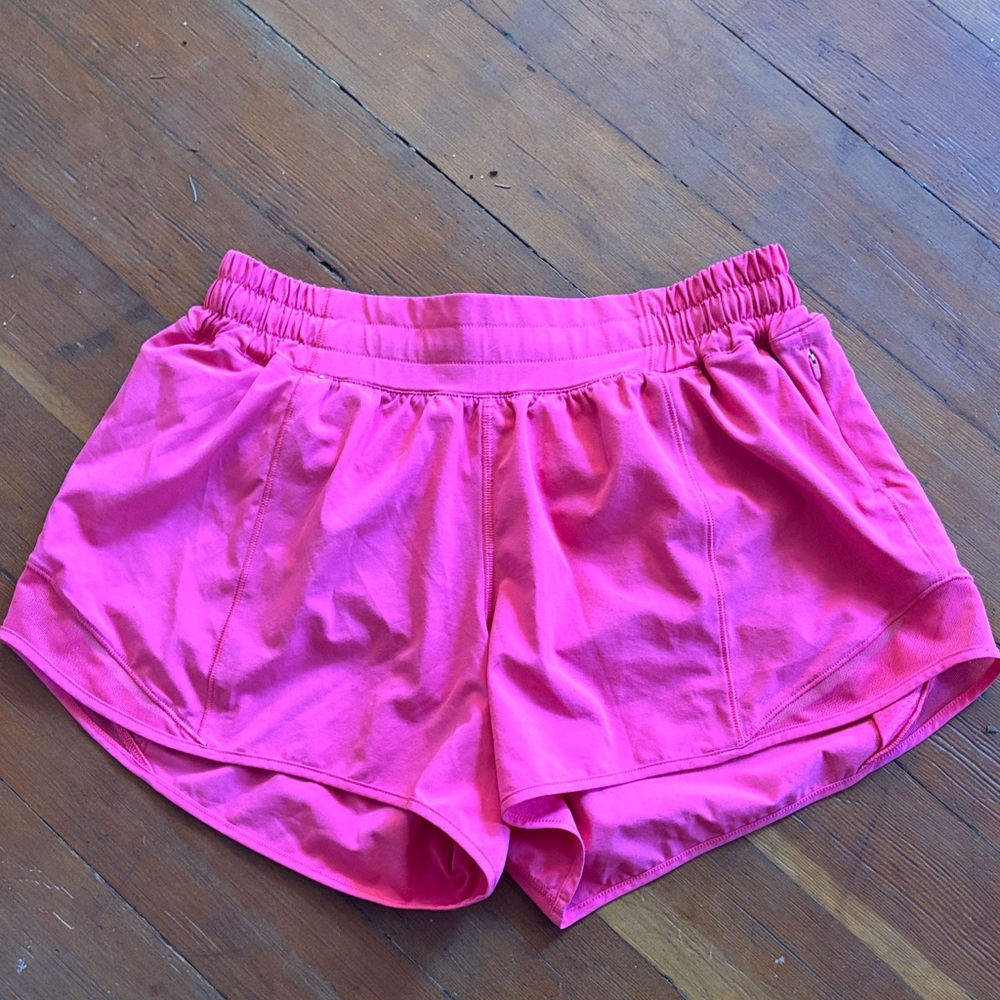 lululemon athletica Bright Pink Athletic Shorts